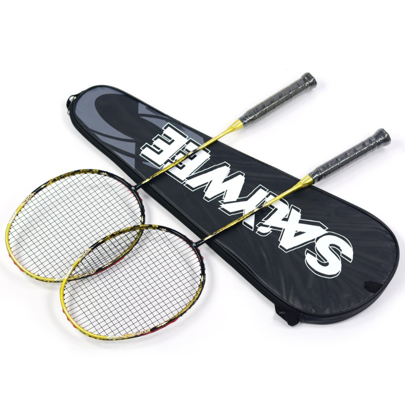 ไม้แบดมินตันน้ำหนักเบา คาร์บอน - Sports Equipment For Badminton บทวิจารณ์และราคา