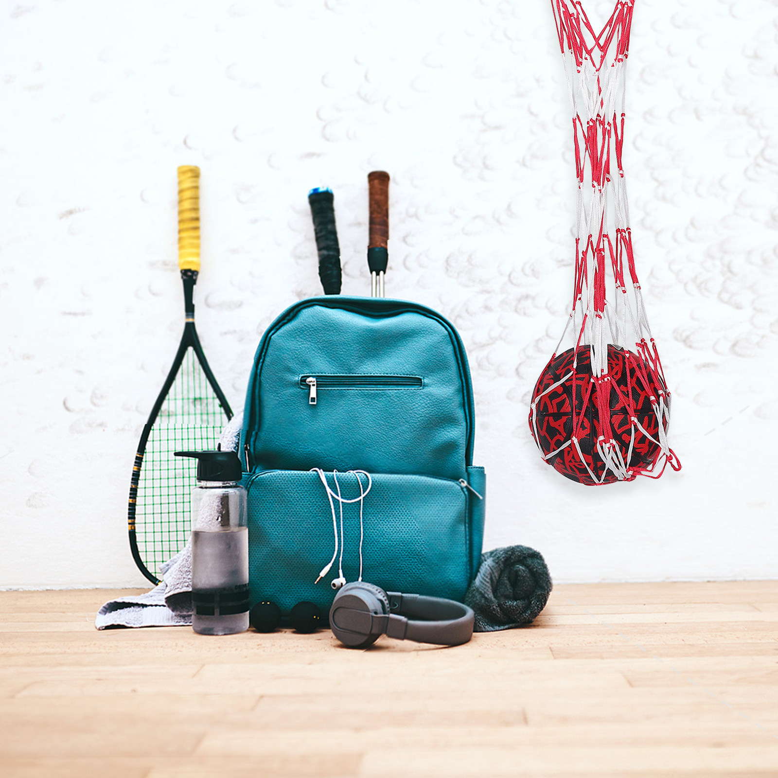 กระเป๋าใส่ลูกบอลแบบตาข่าย บาสเ - Sports Equipment Storage บทวิจารณ์และราคา
